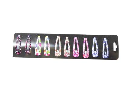 Cặp bật hoa 5cm bộ 10ks vỉ nhựa trong túi bóng treo (bịch: 12 vỉ)