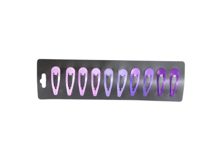 Cặp bật 1 màu 5cm bộ 10ks vỉ nhựa trong túi bóng treo (bịch: 12 vỉ)