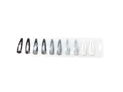 Cặp bật 1 màu 5cm bộ 10ks vỉ nhựa trong túi bóng treo (bịch: 12 vỉ)