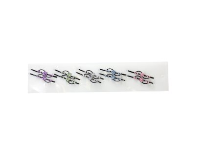 Cặp ghim tóc bộ 10ks vỉ nhựa trong túi bóng (bịch: 12 vỉ)