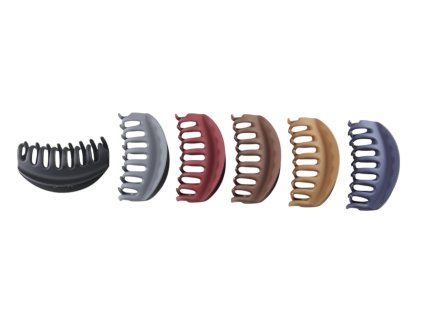 Cặp ngoạm nhựa dẻo 8cm vỉ nhựa treo (bịch: 12ks)