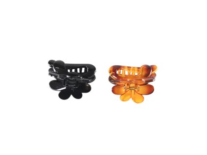 Cặp ngoạm nhựa hình hoa (bịch: 12ks)