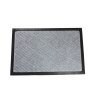 Thảm chùi chân nỉ xám viền cao su chữ nhật 40x60cm
