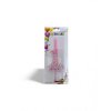 Nến số hình vương miện màu hồng dài 13cm