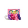 Dây buộc tóc lò xo vỉ giấy treo 6ks mix màu (bịch: 25 vỉ 3 gam màu)