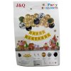 Set trang trí gồm 37 bóng+ chữ HAPPY BIRTHDAY