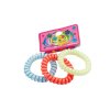 Dây buộc tóc lò xo vỉ giấy treo 3ks mix màu (bịch: 25 vỉ 3 gam màu)
