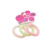 Dây buộc tóc lò xo vỉ giấy treo 3ks mix màu quang (bịch: 25 vỉ 2 gam màu)