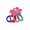 GUMIČKY DO VLASŮ s kamínky 4ks barevný