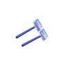 Dao cạo râu 2 lưỡi vỉ 2ks (bịch: 12 vỉ)