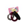 Dây buộc tóc mấu nhựa vỉ giấy treo 3ks mix màu (bịch: 12 vỉ 2 gam màu)