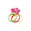 Dây buộc tóc vỉ giấy treo 3ks mix màu (Giá/cả bịch 12 vỉ mix 3 gam màu)