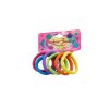 Dây buộc tóc nylon vỉ giấy treo 6ks mix màu (Giá/cả bịch 12 vỉ mix 3 gam màu)