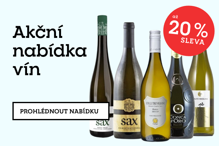 Akce na vína 20 %