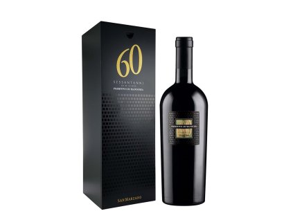 primitivo di manduria 60 sessantanni jeroboam 6 l v darkovem boxu p17375 p17375