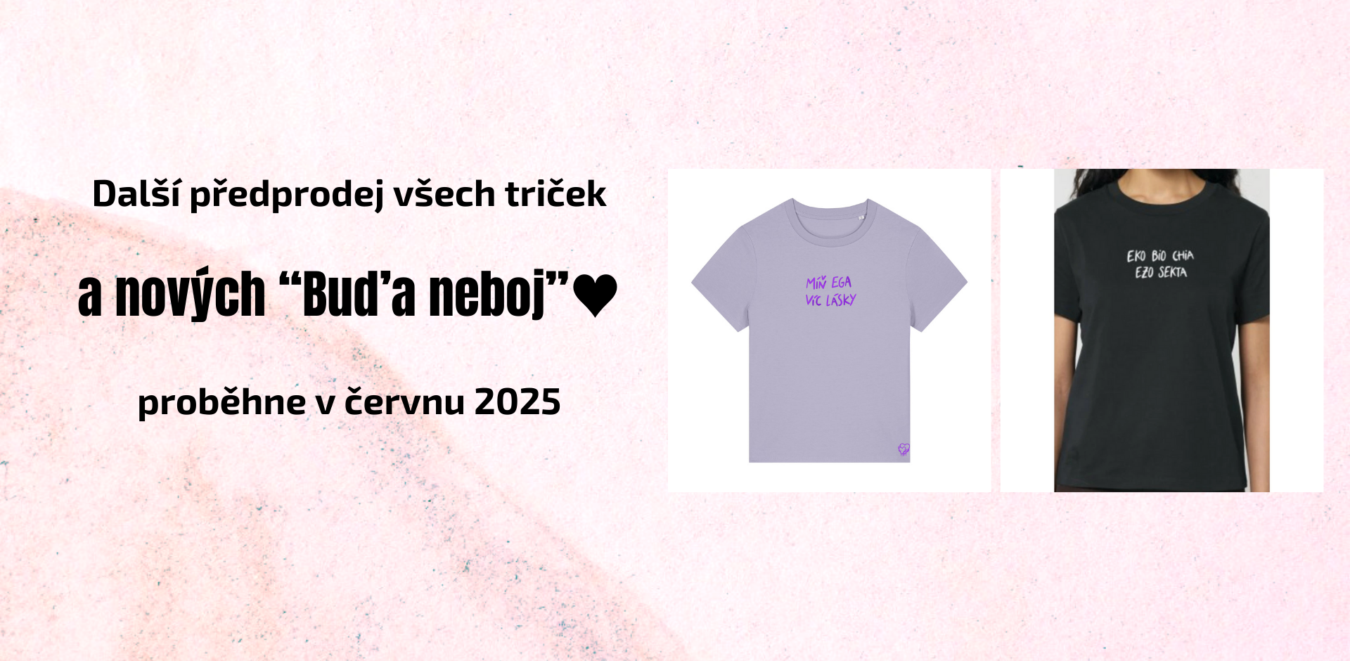 Předprodej triček spuštěn
