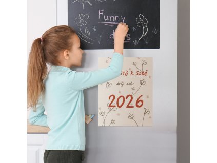 trhaci kalendar na lednici