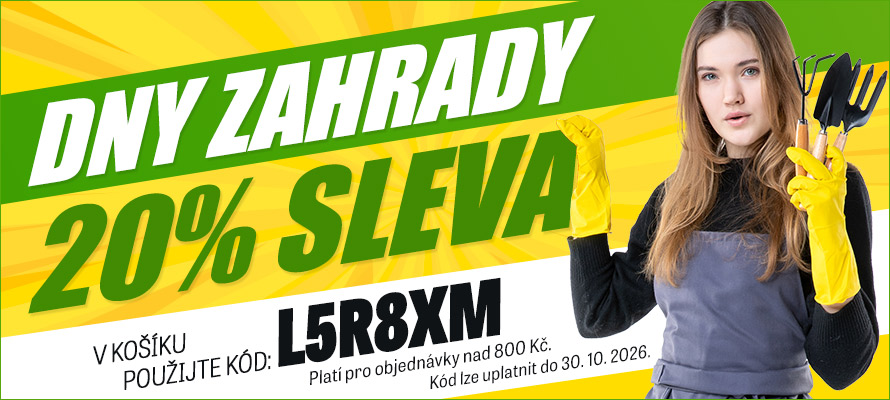 20% sleva zahrada