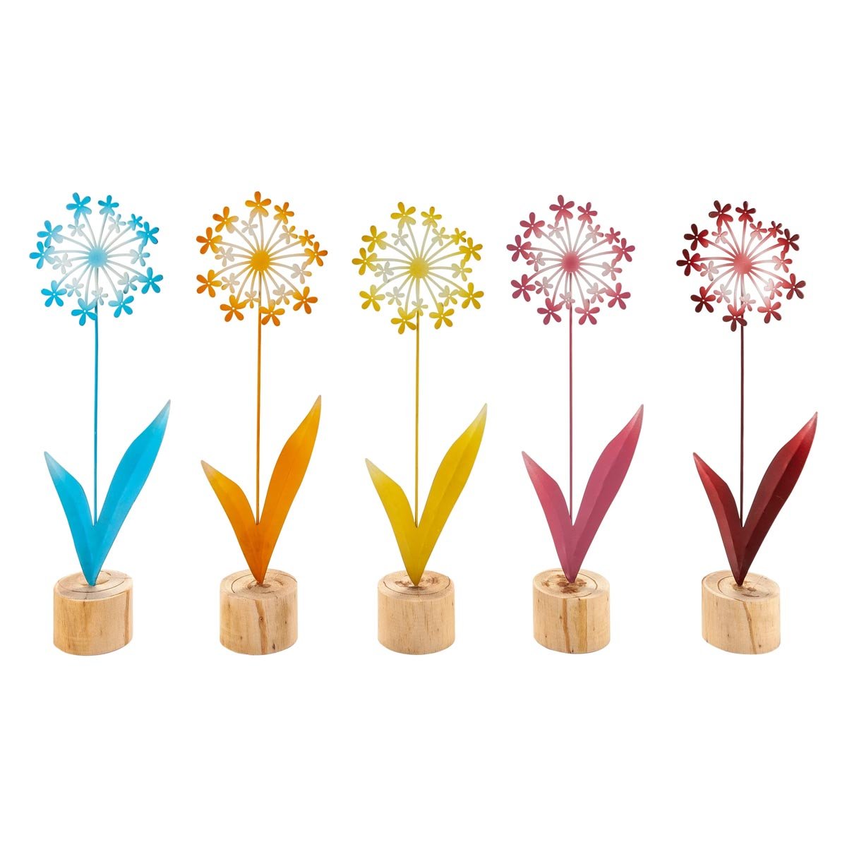 Dekorativní květiny Colorato, sada 5 ks