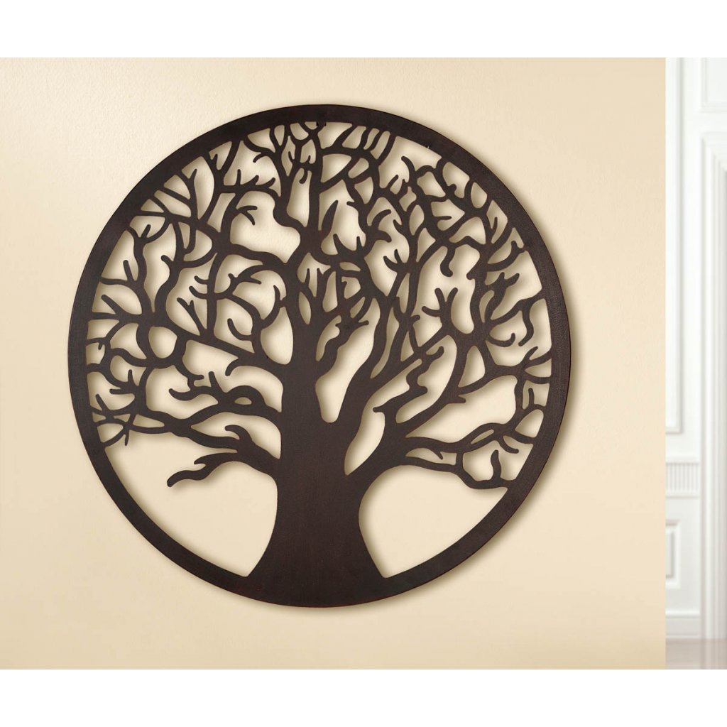Nástěnná dekorace Strom života, Ø 80 cm
