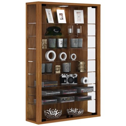 Nástěnná vitrína Vitrosa mini, ořech