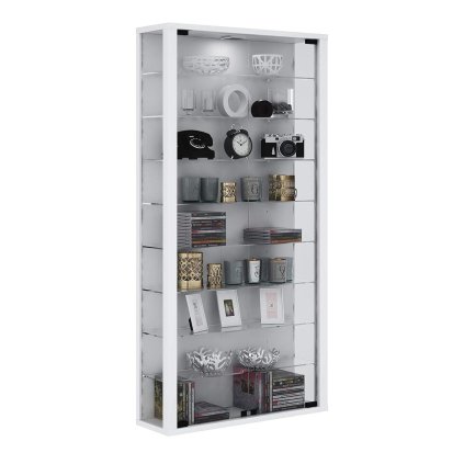 Nástěnná vitrína Vitrosa maxi, bílá