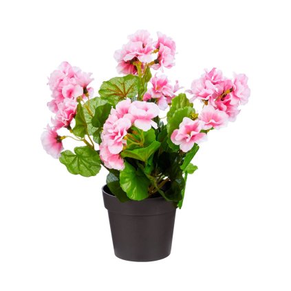 Umělá květina Muškát, růžový