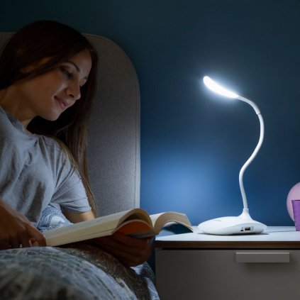 LED Stolní lampa Lum2Go dobíjecí
