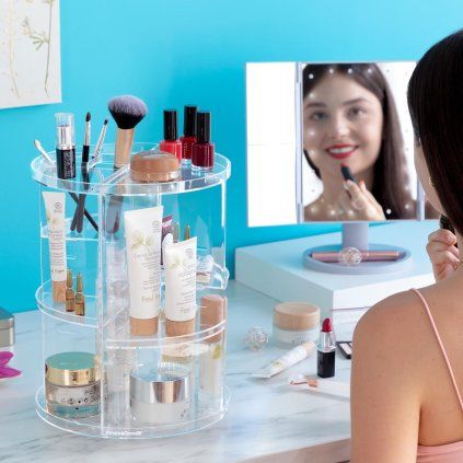 Rotační organizér pro make-up Rolkup