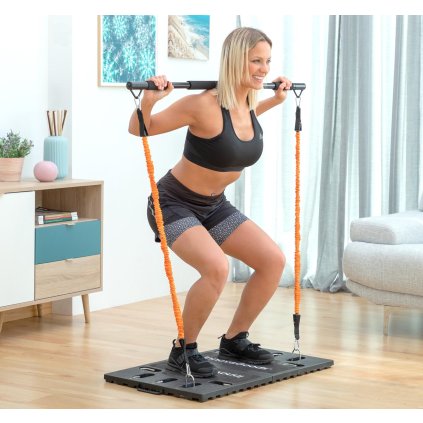 Posilovací tyč s gumou GYMPAK MAX