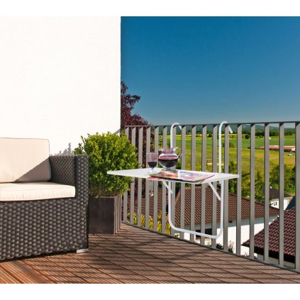 Závěsný balkonový stůl