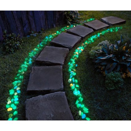 Svítící oblázky, 100 ks