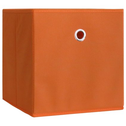 Skládací úložná krabice Boxas, 2 ks, oranžová