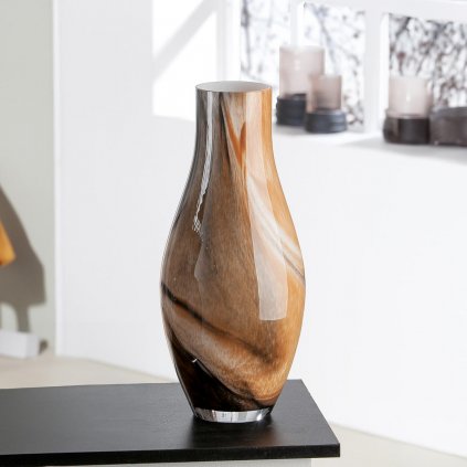 Skleněná váza Draga, 40 cm
