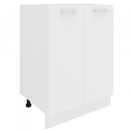 Dolní kuchyňská skříňka Esilo, 60 cm, 2 dvířka, bílá