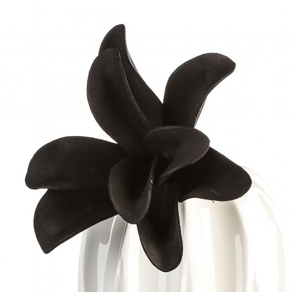 Dekorační pěnová květina Rumba, černá