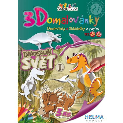 3D Omalovánky, Dinosauří svět II.