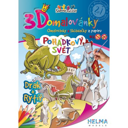 3D Omalovánky, Pohádkový svět Rytíř a Drak