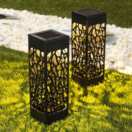 Solární stínová lampa, 2 ks