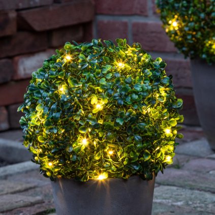 LED buxus koule, 25 cm