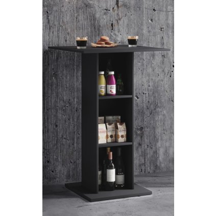 Barový stolek Standos, černý