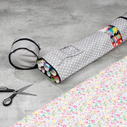 Organizér na vánoční papír, šedý motiv