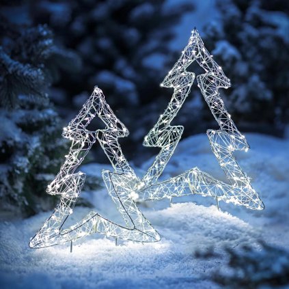 LED Zahradní zápich Stromek, 35 cm