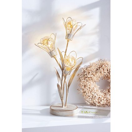 LED světelná dekorace Květiny