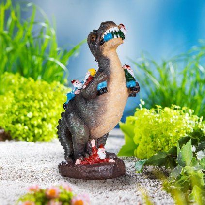 Figurka T-Rex a trpaslíci