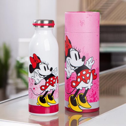 Nerezová termoska Minnie, růžová