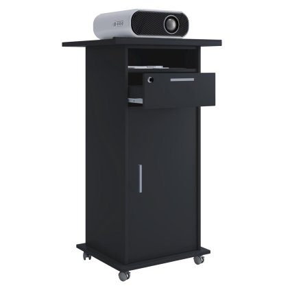 Stojan Beamer Neta s dvířky, černý