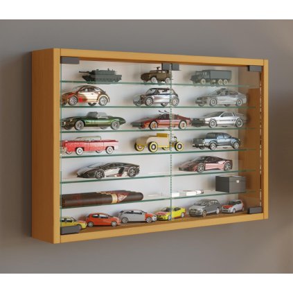 Nástěnná vitrína Mandosa XL, buk