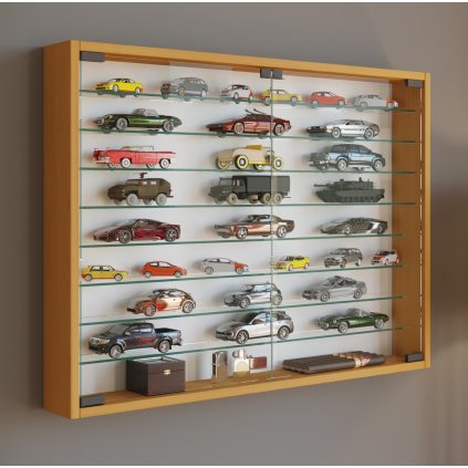 Nástěnná vitrína Mandosa XXL, buk