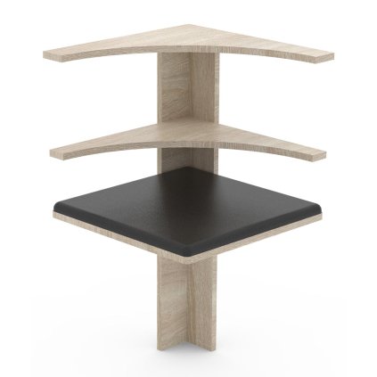 Rohový spoj k jídelní lavici Esal, dub sonoma